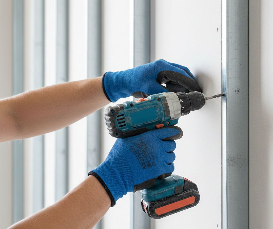 Drylining installation